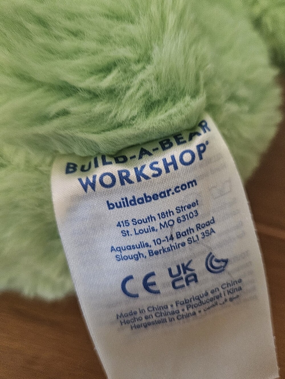 Build-A-Bear Spring Green Frog Plush - Picture 10 of 10